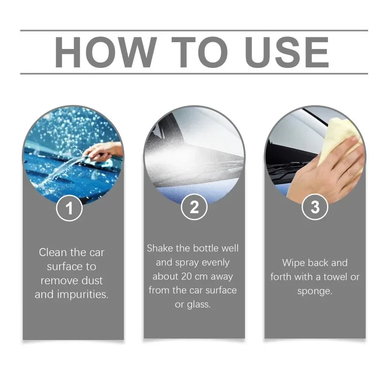 1-10PCS Car Nano Coating Spray